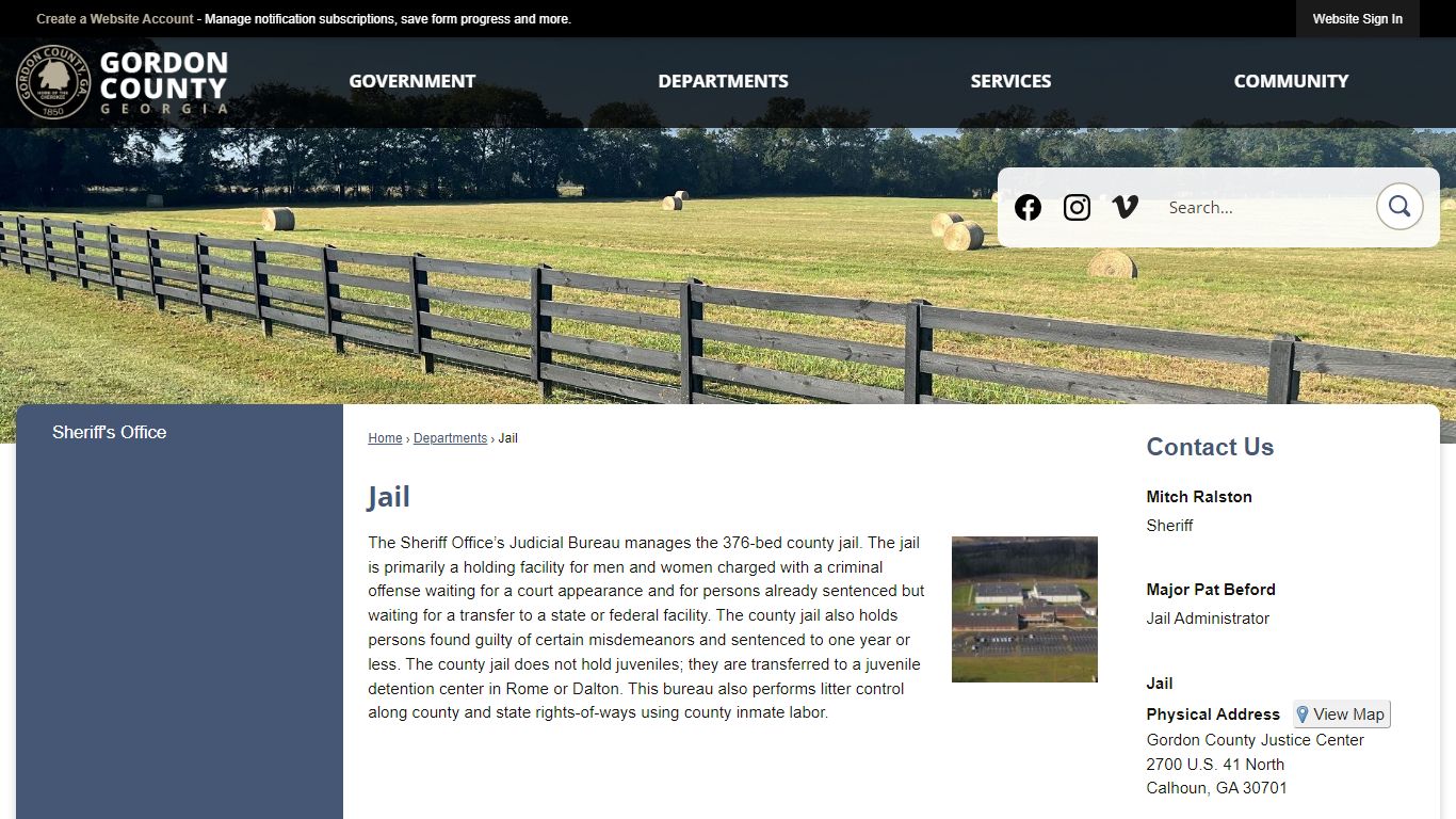 Jail | Gordon County, GA